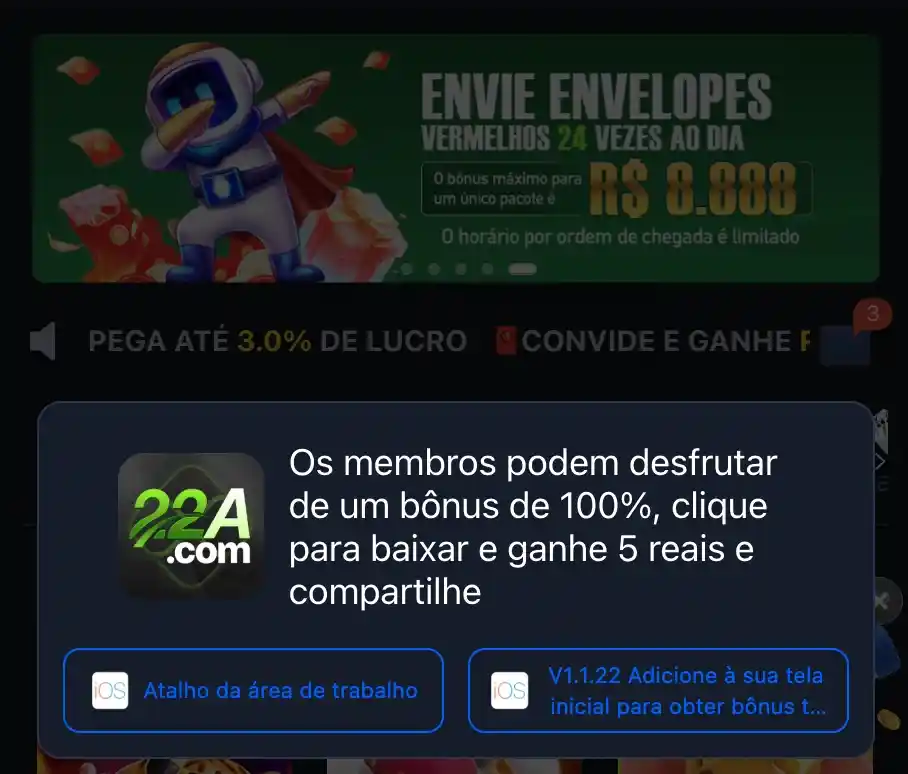App do 22A cassino