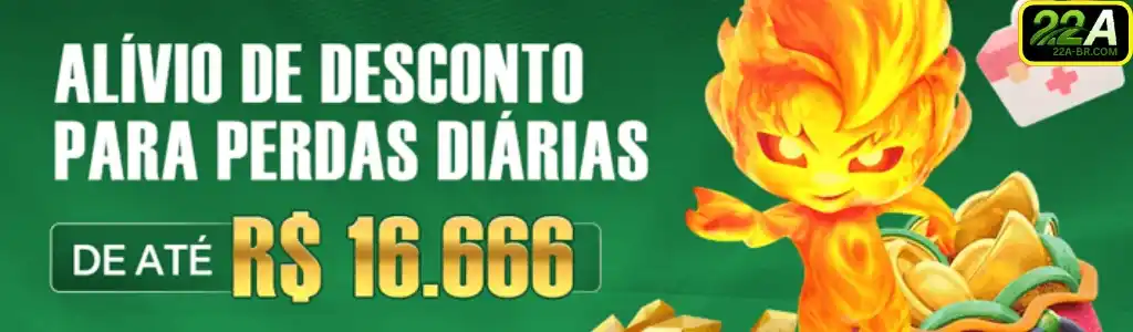 Bônus de alívio para perdas diárias no 22A cassino